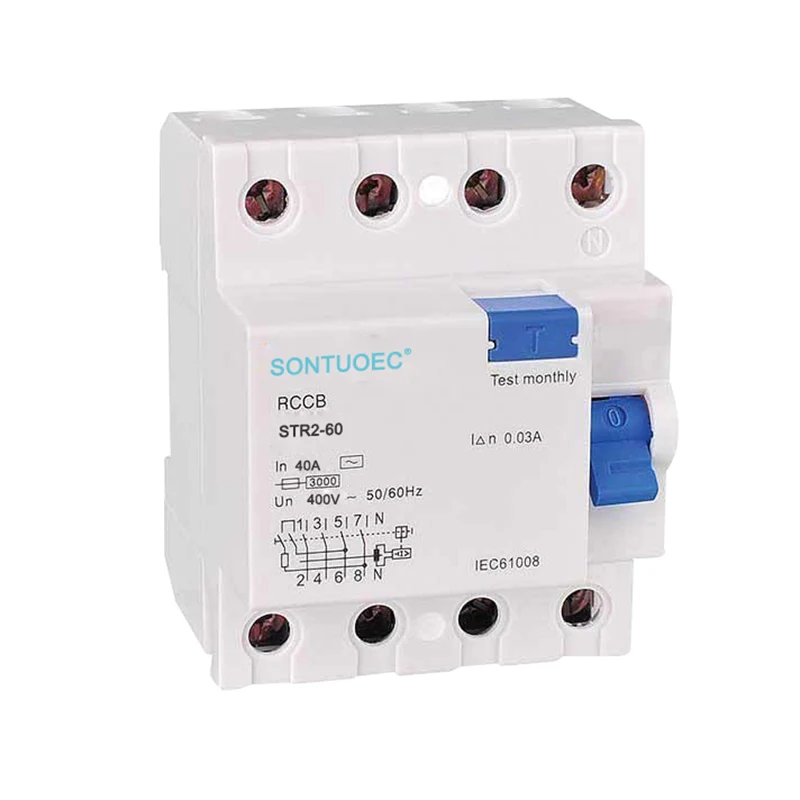 4p 63A /30mA RCD AC Τύπος