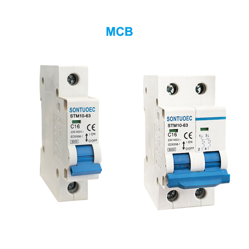 Απευθείας πώληση εργοστασίου MCB Stm10-63 Series 6ka Miniature Circuit Breaker