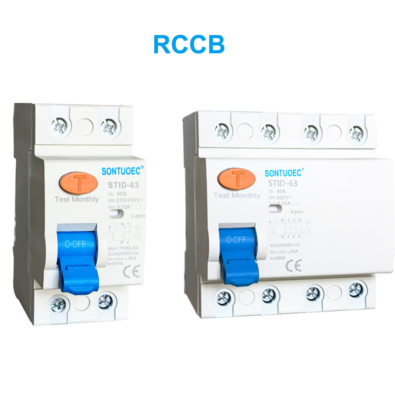 STID-63 Series RCCB 230V 63A Υπολειμματικό διακόπτη ρεύματος
