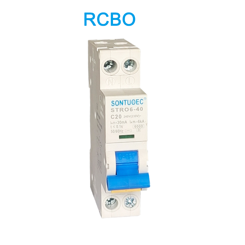 Stro6-40 Διακόπτης κυκλώματος DIN RAIL ΕΓΚΑΤΑΣΤΑΣΗ RCBO