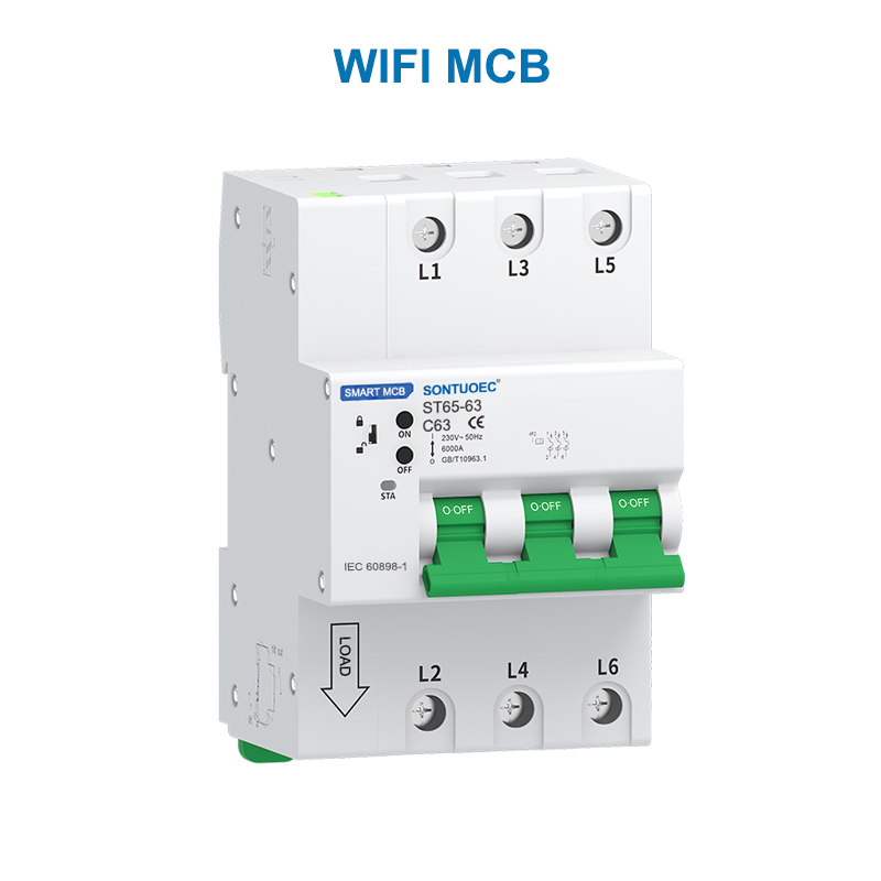 WiFi RS485 πολυλειτουργικό IoT Intelligent MCB RCBO Intelligent Micro Circuit Breaker